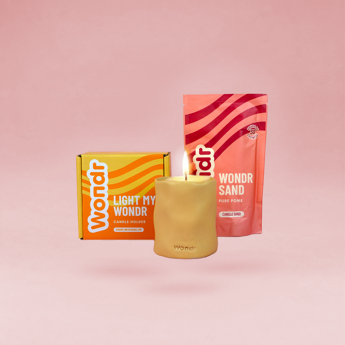 PURE POME | Light my WONDR Candle Kit